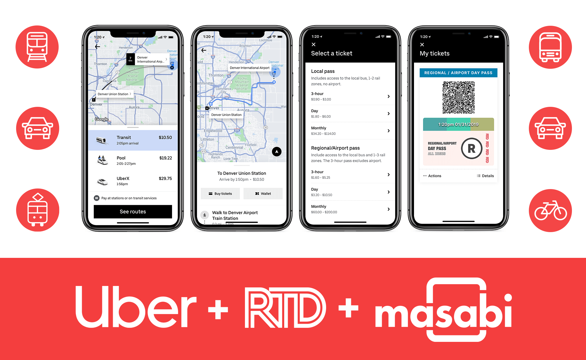 Rtd Uber And Masabi Launch First Ever Uber Transit Ticketing For Riders In Denver Masabi Rtd Uber And Masabi Launch First Ever Uber Transit Ticketing For Riders In Denver Masabi