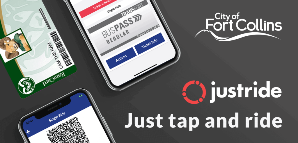 fort collins tap and ride account based ticketing system