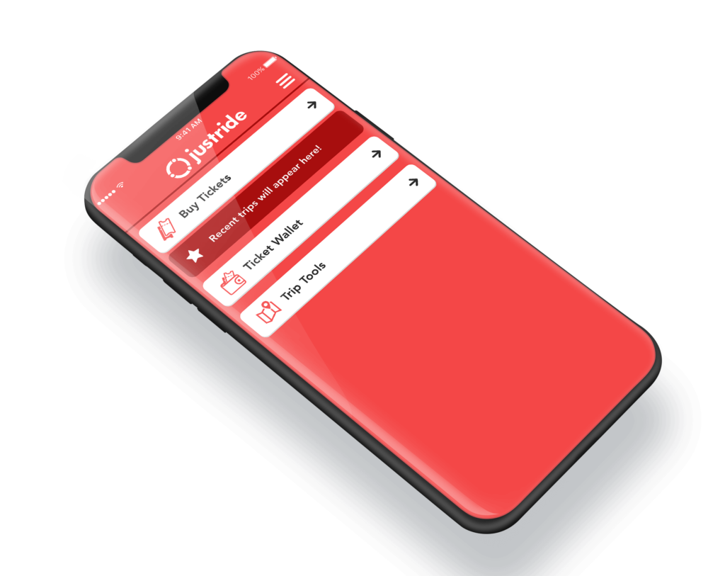 justride mobile ticketing app