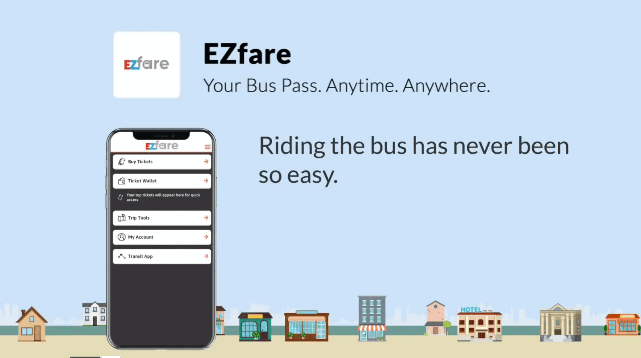 EZfare regional mobile ticketing solution