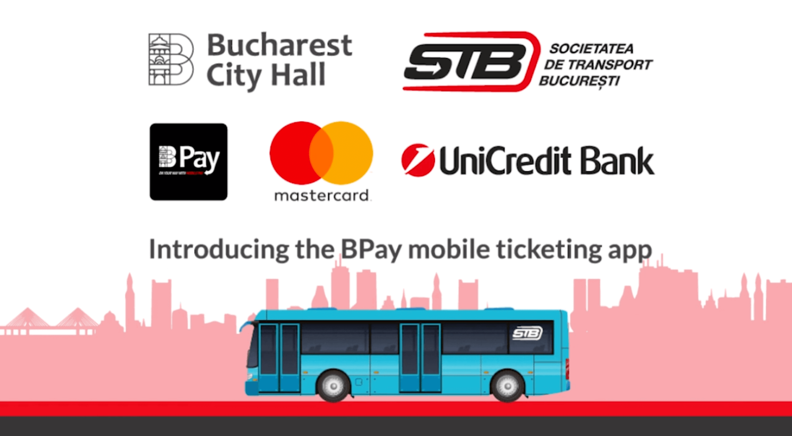 Introducing the BPay Mobile Ticketing App live in Bucharest.