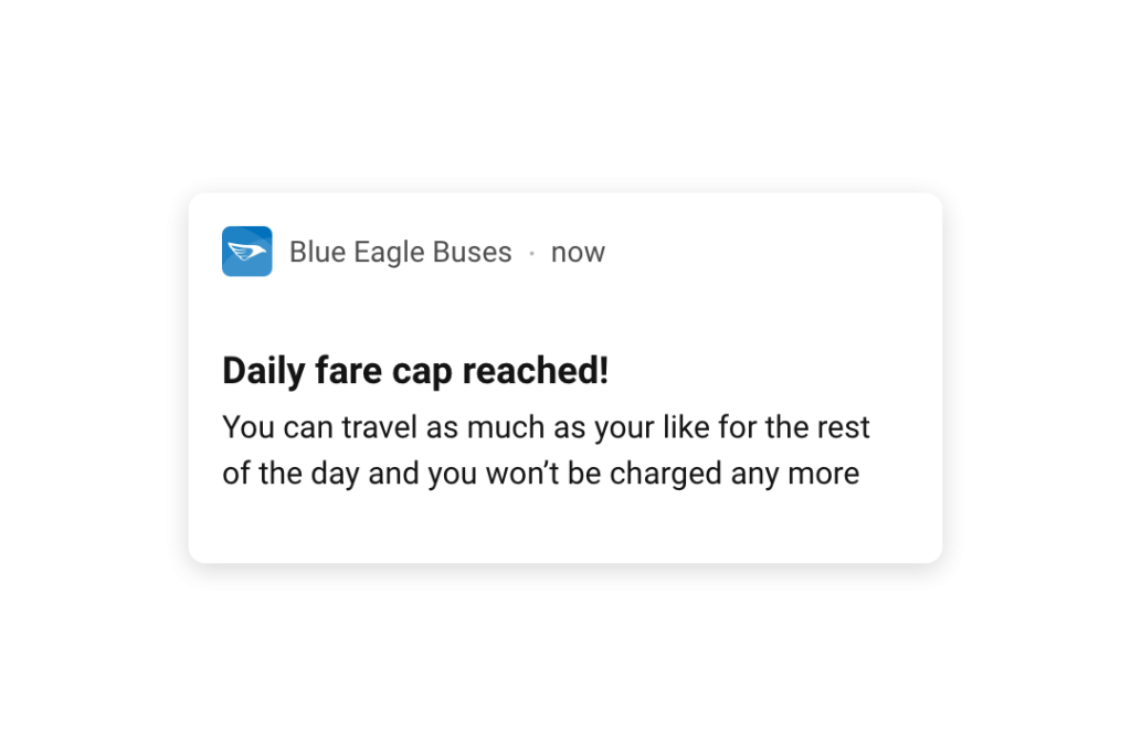 Contactless Journeys - product feature - pro active