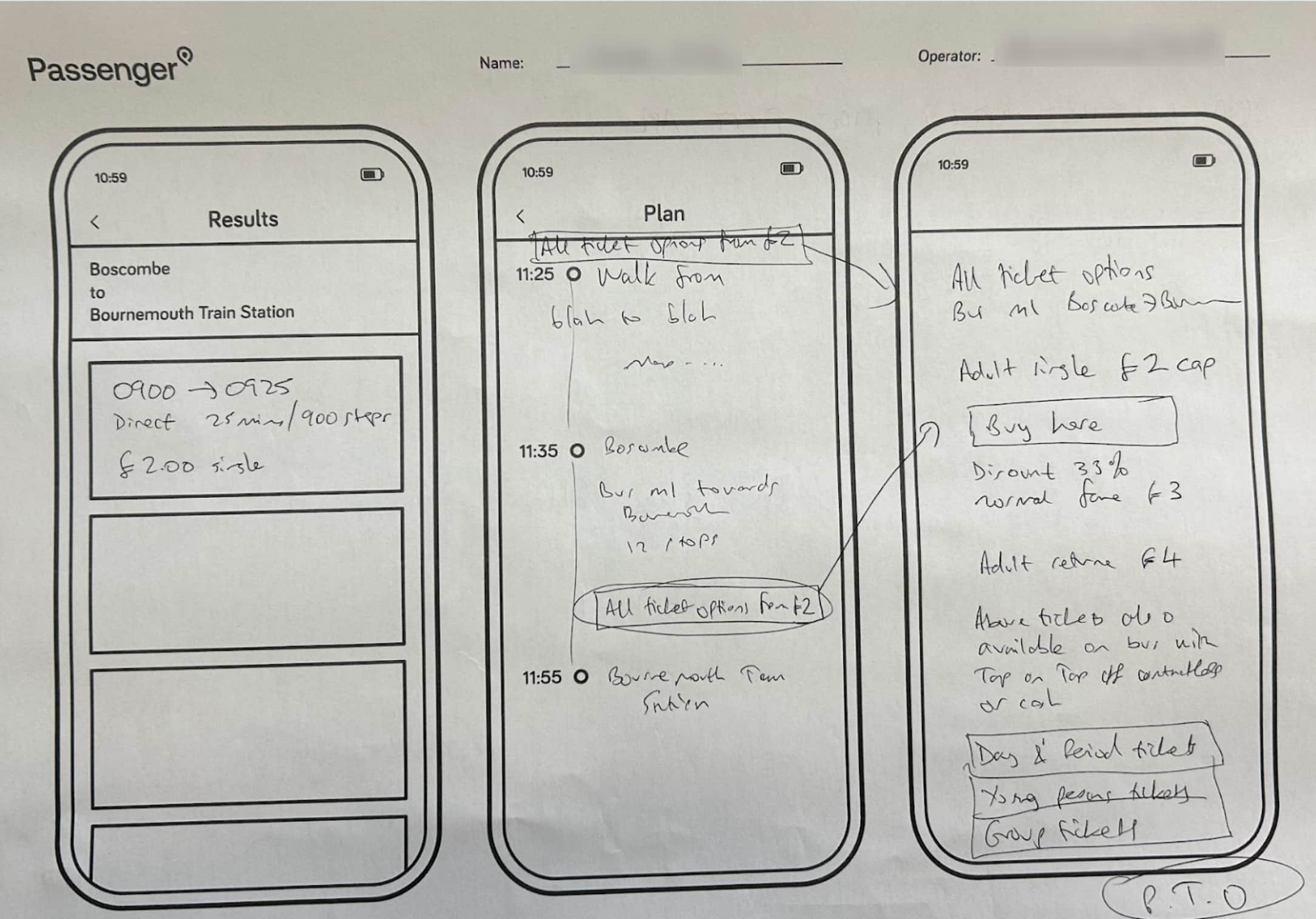 Workshop sheet example