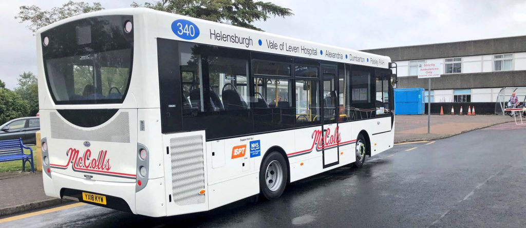 McColls bus - number 340
