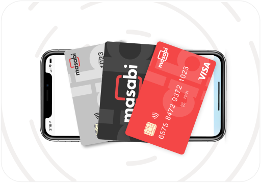 Masabi fare cards displayed over a mobile phone