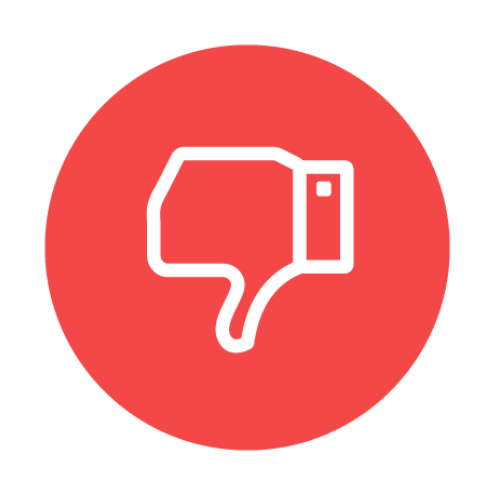 thumbs down illustration